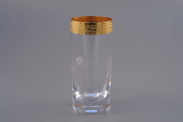 Набор стаканов для воды 250мл Золото &quot;Bellaglass&quot;