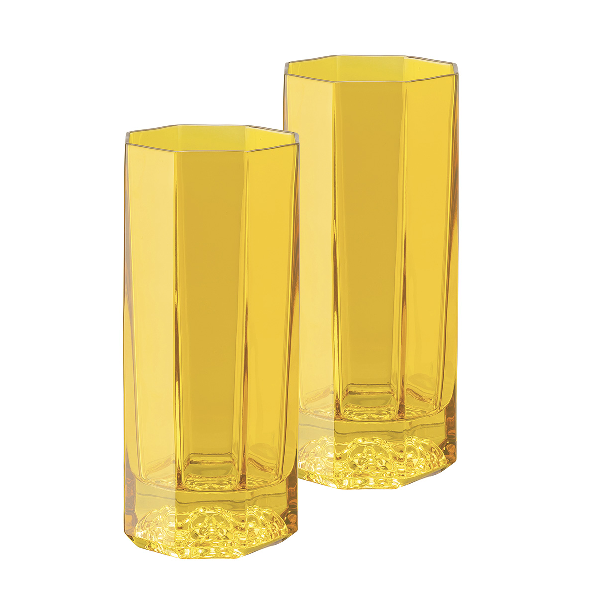 Набор высоких стаканов для воды 250мл, 2 пред, Medusa Lumiere Rhapsody "Amber" - Rosenthal Versace
