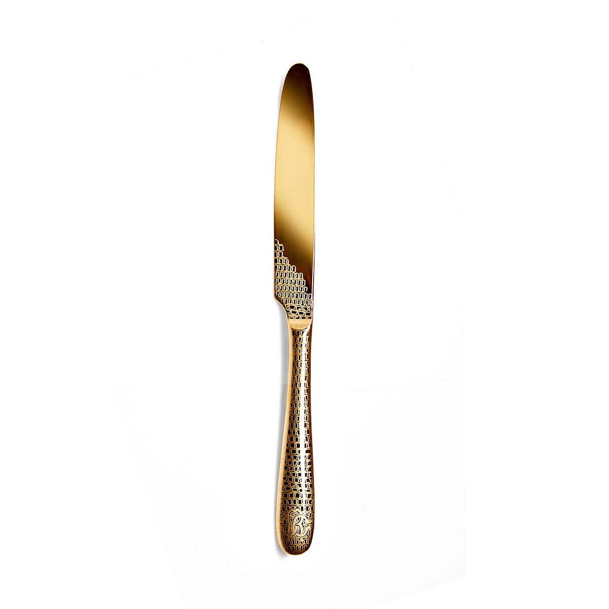 Нож столовый - 24 см Roberto Cavalli Home LIZZARD - золото