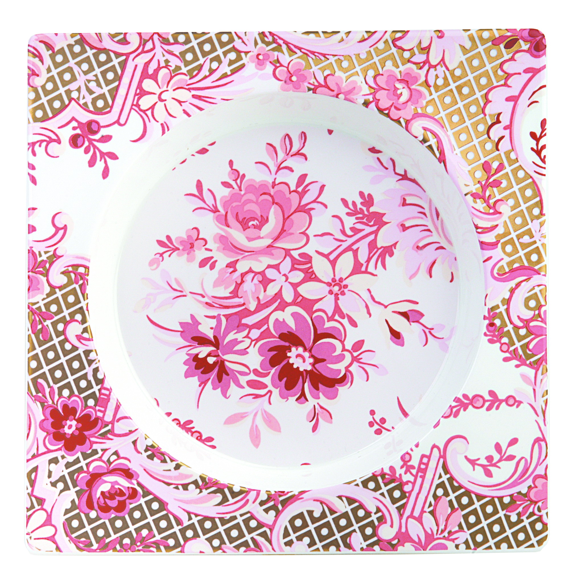 Поднос квадратный большой 20 см Blumarine "TEAROSE"