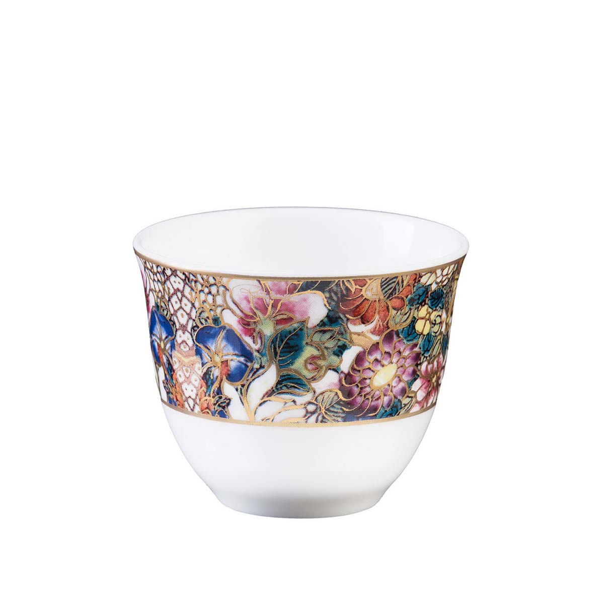 Набор пиал для арабского кофе Roberto Cavalli Home серия - Golden Flowers  75мл. 6 шт, ( п/к )