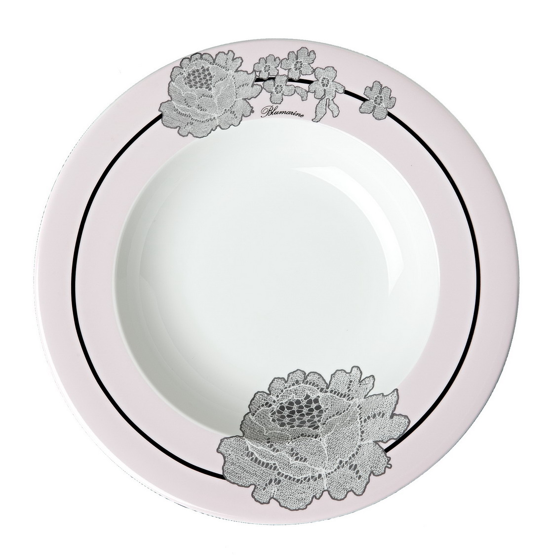 Суповая тарелка - d. 22 CM  Blumarine "ROSE LACE"