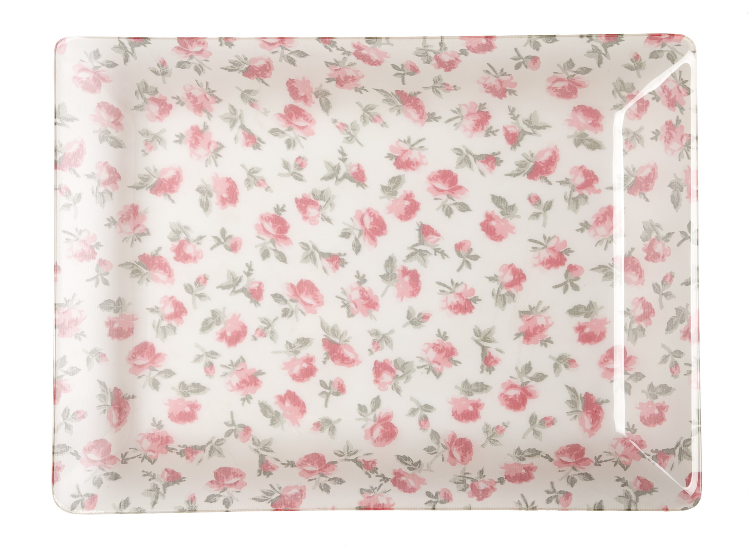Поднос розовый средний 40х30 см Blumarine "VASSOI/TRAYS"