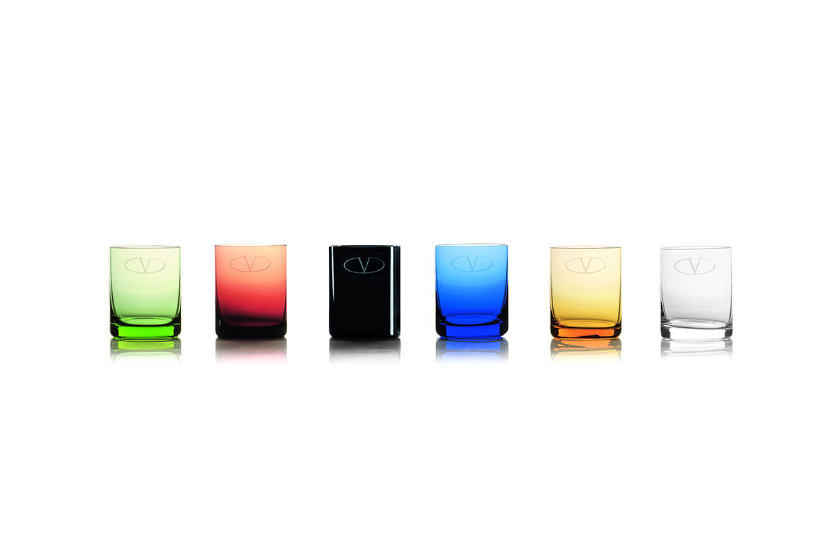 Набор стаканов цветных низких, 6 шт V LOGO - Valentino VACVL2001