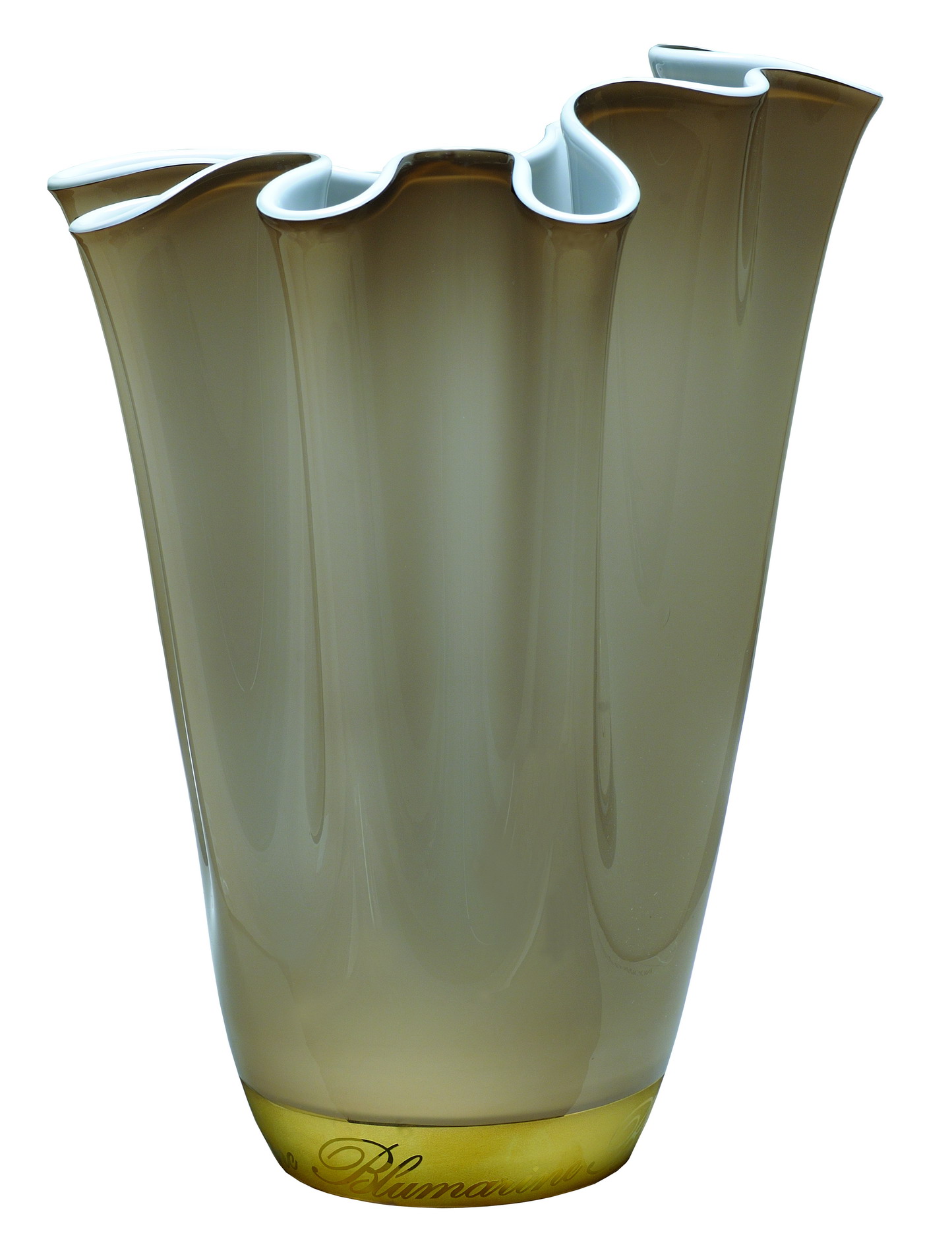 Карамель ваза большая 40 см Blumarine "LOGO ORO ANTICATO"