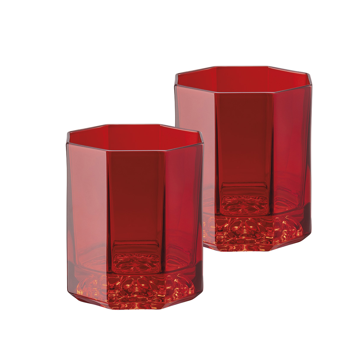Набор стаканов для виски 170мл, 2 предмета, Medusa Lumiere Rhapsody "Red" - Rosenthal Versace