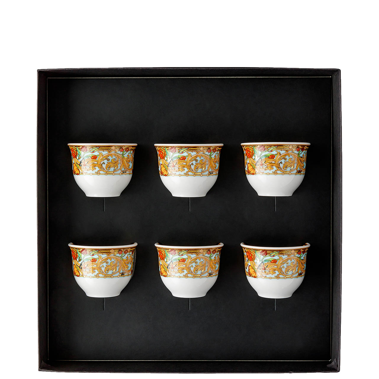 Набор из 6 чашек для арабского кофе JARDIN DE VERSACE - Rosenthal Versace