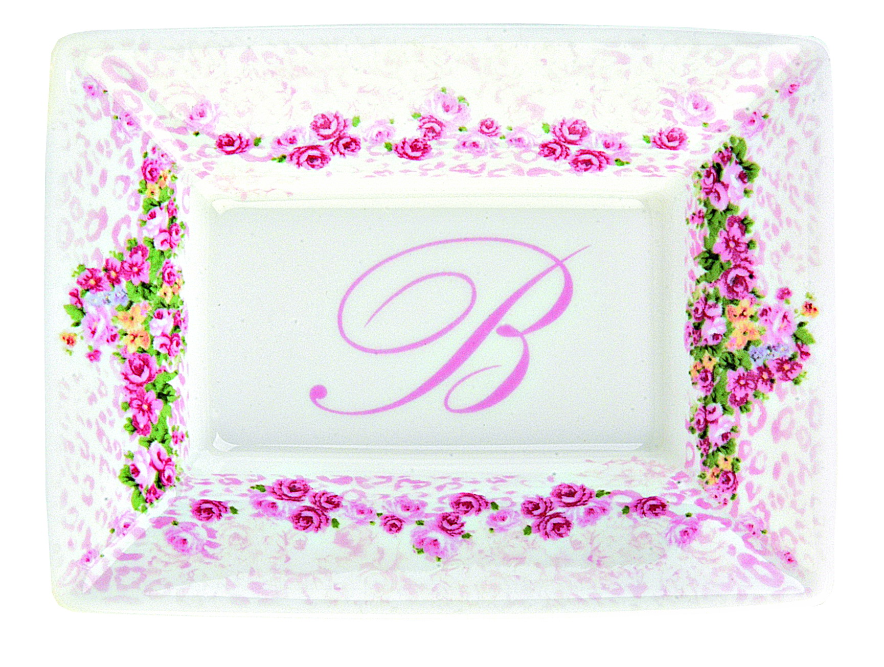 Поднос прямоугольный средний Blumarine "ROSEBUD"