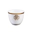 Набор пиал для арабского кофе Roberto Cavalli Home серия - SILK GOLD  75мл. 6 шт, ( п/к )