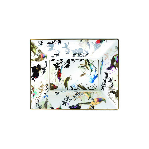 Поднос Roberto Cavalli Home 20х16 см Garden Birds
