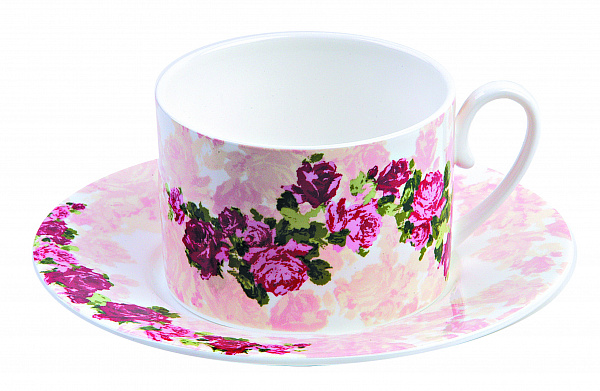 Чайная пара - 0,2 л Blumarine &quot;ROSA ROSAE&quot;