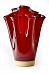 Красная ваза большая 40 см Blumarine &amp;quot;LOGO ORO ANTICATO&amp;quot;