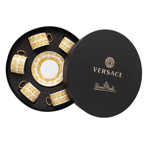 Чайный набор на 6 персон 12 предметов MEDUSA RHAPSODY - Rosenthal Versace
