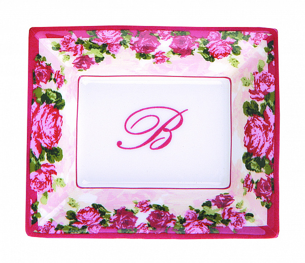 Поднос прямоугольный малый Blumarine &quot;ROSA ROSAE&quot;