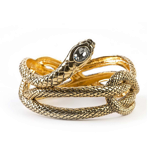 Держатель бутылки Roberto Cavalli Home PYTHON GOLD -, покрытие золото,