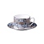 Набор чайных чашек с блюдцами Roberto Cavalli Home серия - Palazzo Pitti, 220мл. 6 шт
