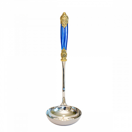 Половник Versaille Antique Gold Blue  (сталь, синий перламутр)