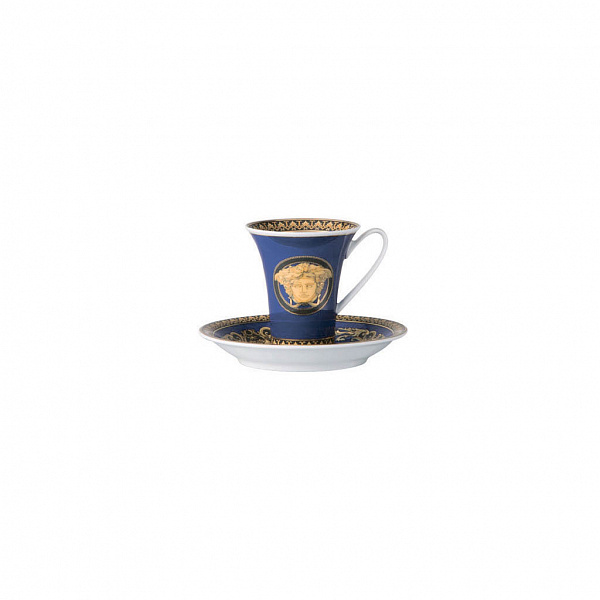 Кофейная пара Mokka  14720 MEDUSA BLUE - Rosenthal Versace