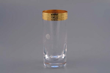 Набор стаканов для воды 250мл Золото &quot;Bellaglass&quot;