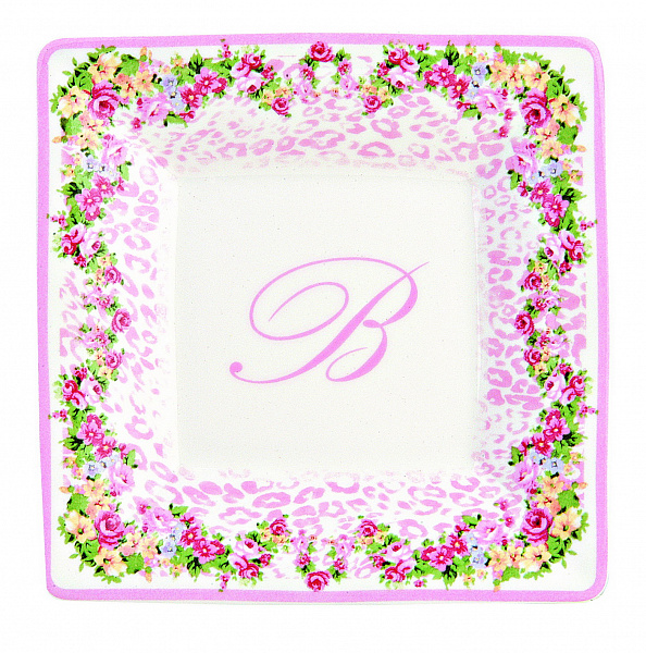 Поднос квадратный 12х12 см Blumarine &quot;ROSEBUD&quot;