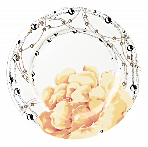 Пирожковая тарелка - d. 16 cm  Blumarine &amp;quot;PEONIA COLOR CHAMPAGNE&amp;quot;