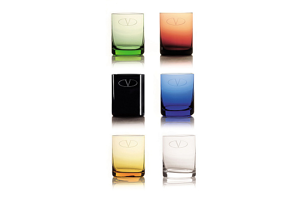Набор стаканов цветных низких, 6 шт V LOGO - Valentino VACVL2001