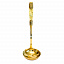 Половник QUEEN (метал золото, ручка золотой шелк)