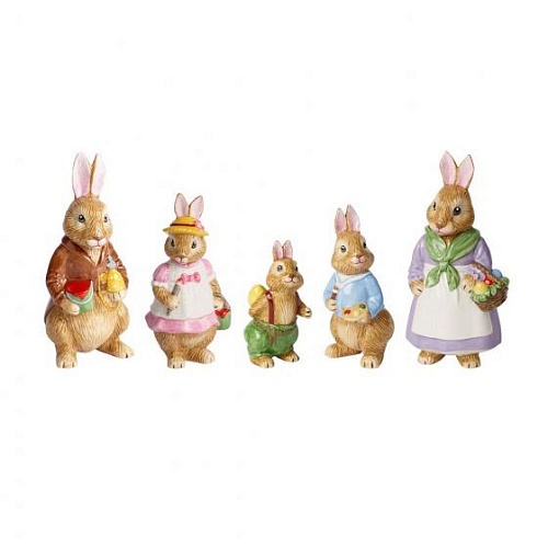 Набор декоративных фигурок &#039;Семья&#039;, 5 предметов Bunny Tales Villeroy &amp; Boch