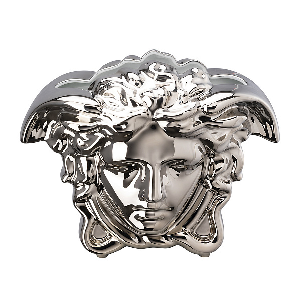 Ваза 21 см, серебрянная - Versace Rosenthal