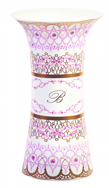 Ваза высокая 32 см Blumarine &quot;BRODERIE - RUBAN&quot;
