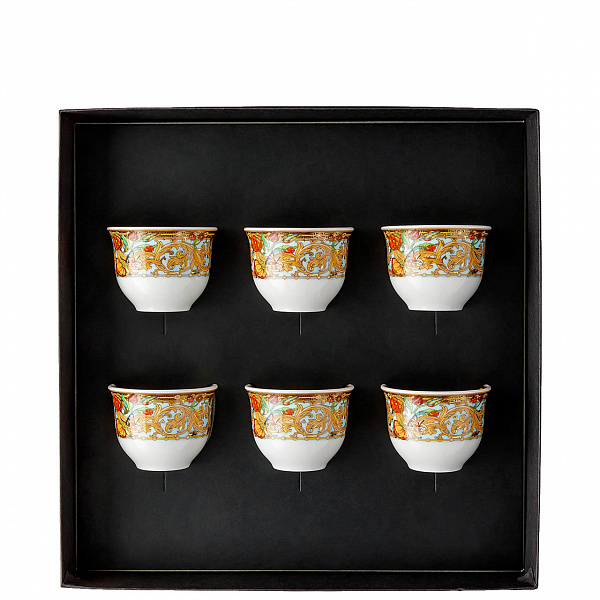 Набор из 6 чашек для арабского кофе JARDIN DE VERSACE - Rosenthal Versace