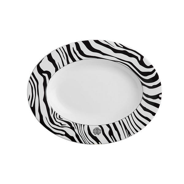 Селедочница Roberto Cavalli Home -23 см серия - ZEBRAGE