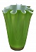 Зеленая ваза средняя 30 см Blumarine &amp;quot;LOGO ORO ANTICATO&amp;quot;