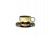 Кофейная пара Espresso  &amp;quot;Медуза Золотая&amp;quot; - Rosenthal Versace