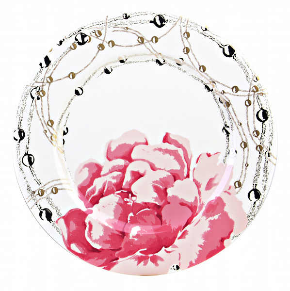 Пирожковая тарелка - d. 16 cm Blumarine &quot;PEONIA COLOR RED&quot;