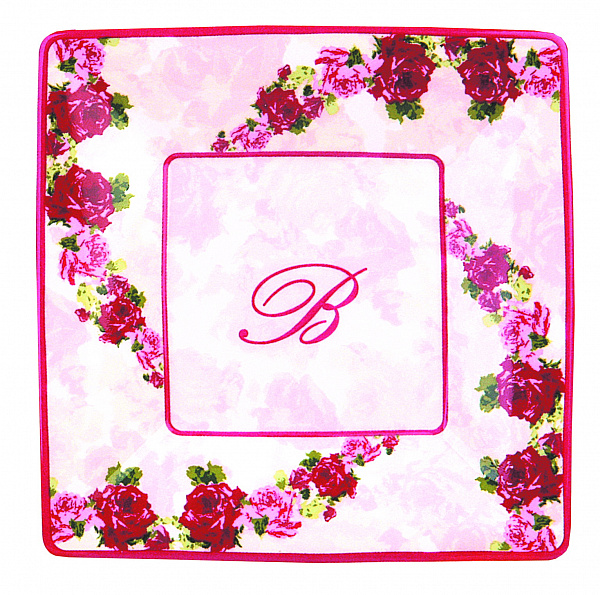 Поднос квадратный 12х12см Blumarine &quot;ROSA ROSAE&quot;