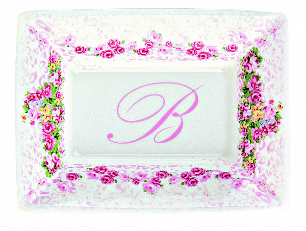 Поднос прямоугольный средний Blumarine &quot;ROSEBUD&quot;