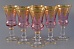 Набор бокалов для вина розовые золото 3196/64399 &amp;quot; Same decorazione &amp;quot;