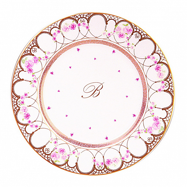 Пирожковая тарелка - d. 16 cm Blumarine &quot;BRODERIE&quot;