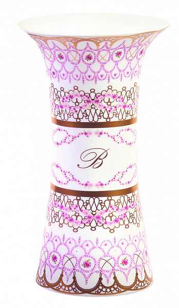 Ваза средняя 25 см Blumarine &quot;BRODERIE - RUBAN&quot;