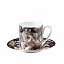 купить набор кофейных чашек с блюдцами roberto cavalli home серия - tropical jungle black, 120мл. 6 недорого Набор кофейных чашек с блюдцами Roberto Cavalli Home серия - TROPICAL JUNGLE BLACK, 120мл. 6