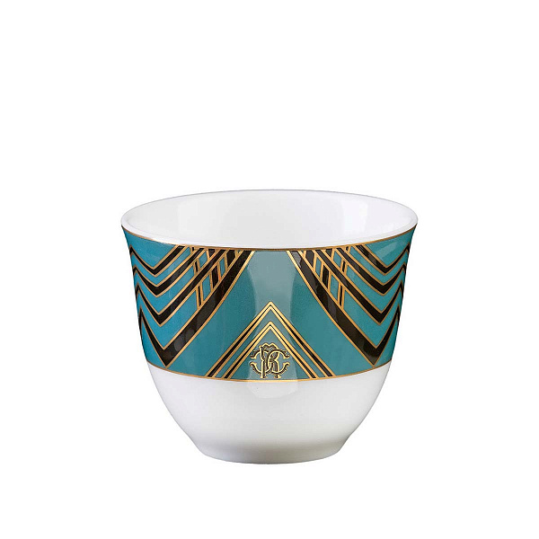 Набор пиал для арабского кофе Roberto Cavalli Home серия - DECO  75мл. 6 шт, ( п/к )